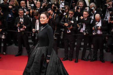 CANNES, FRANCE - MAY 16, 2023: Gong Li attends the 