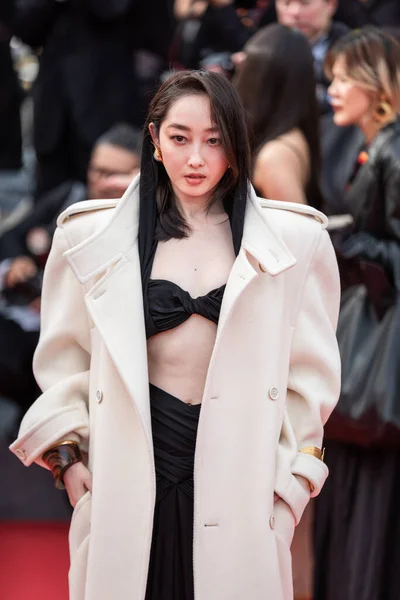 Cannes France May 2023 Jiang Mengjie Attends Jeanne Barry Screening — Stock Photo, Image