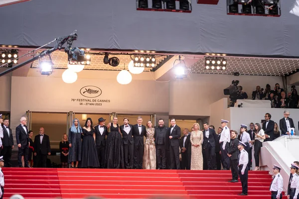 Cannes Francia Mayo 2023 Miembros Del Jurado Rungano Nyoni Maryam — Foto de Stock