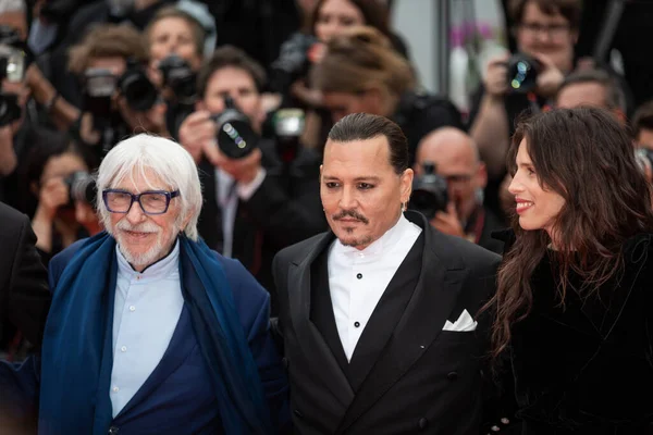 Cannes Francia Mayo 2023 Johny Depp Asiste Proyección Jeanne Barry Fotos De Stock
