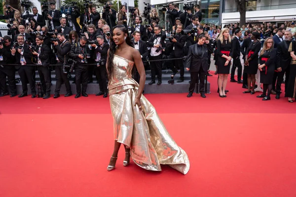 Cannes France May 2023 Coco Jones Attends Jeanne Barry Screening Stock Snímky