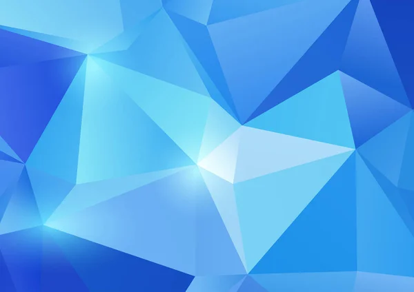 Abstract Background Blue Low Poly Design — Archivo Imágenes Vectoriales