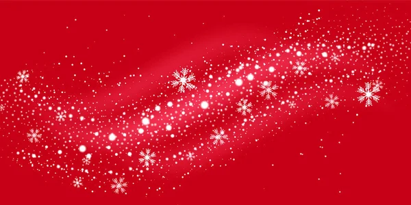 Karácsonyi Banner Egy Hópehely Design — Stock Vector