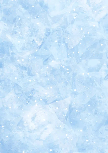 Detaillierte Weihnachten Winter Eis Textur Hintergrunddesign — Stockvektor
