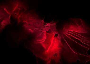 Dark red elegant hand painted alcohol ink background 