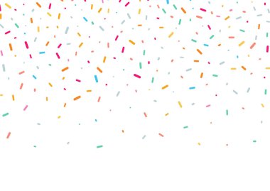 Abstract background with a colourful confetti background