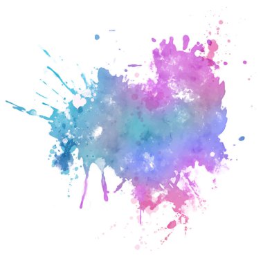 Abstract background with a detailed watercolour splatter design 