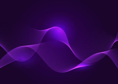 Akan dalga tasarımı ile soyut arkaplan