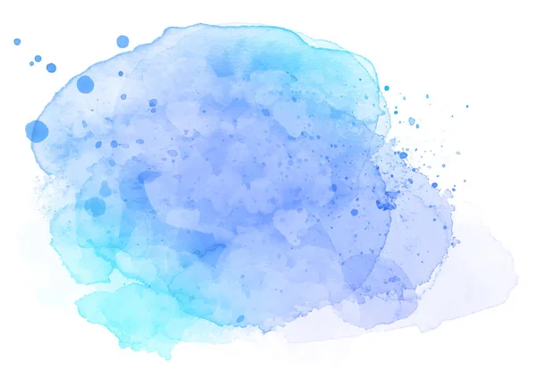Texture Aquarelle Peinte Main Bleu Violet — Image vectorielle