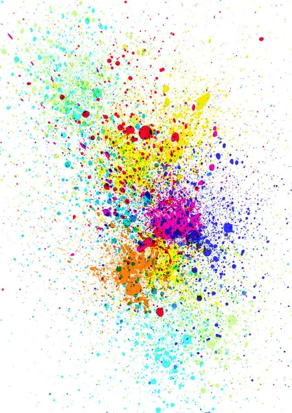 Fond Abstrait Avec Une Texture Éclaboussée Aquarelle Colorée — Image vectorielle