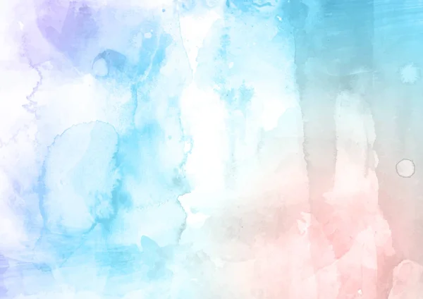 パステルカラーの手描き水彩質感の背景 — ストックベクタ