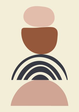 Matisse esinlenilmiş duvar sanat tasarımı ile soyut arkaplan