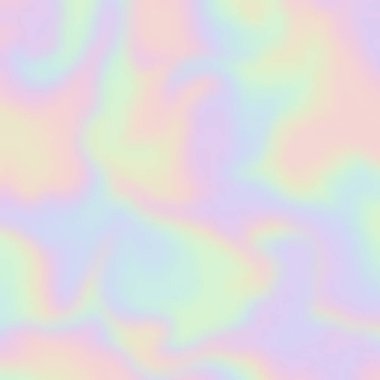 Pastel renkli holografik tasarımı olan soyut bir arkaplan 