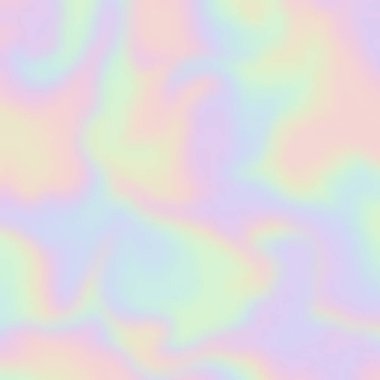 Abstract background with a pastel coloured holographic design  clipart