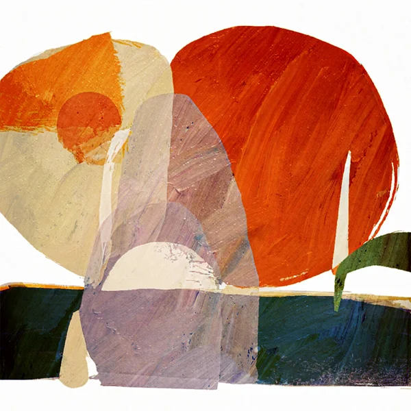 El çizimi sanatsal arka plan tasarımı