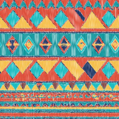 IKAT biçiminde soyut şablon tasarım arka planı