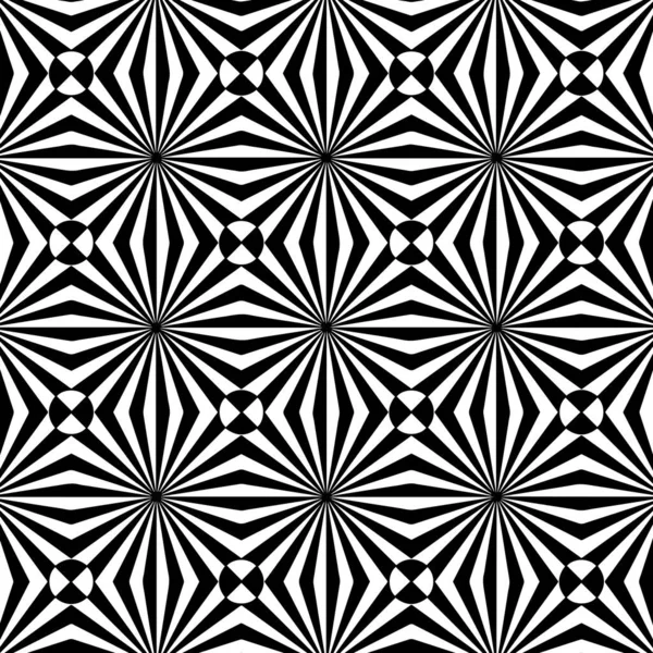 Abstraktes Muster Design Schwarz Und Weiß — Stockvektor