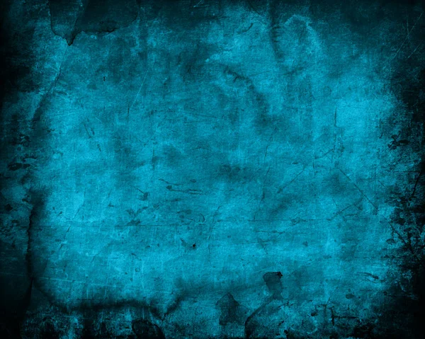 Fondo Textura Grunge Azul Con Arañazos Manchas — Foto de Stock
