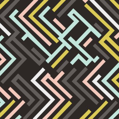 Labirent biçimi tasarımı ile soyut arkaplan