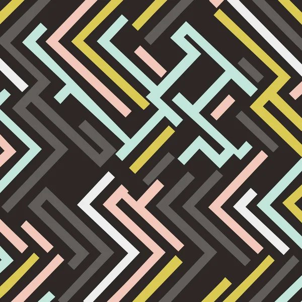 Abstrakter Hintergrund Mit Einem Labyrinth Muster Design — Stockvektor