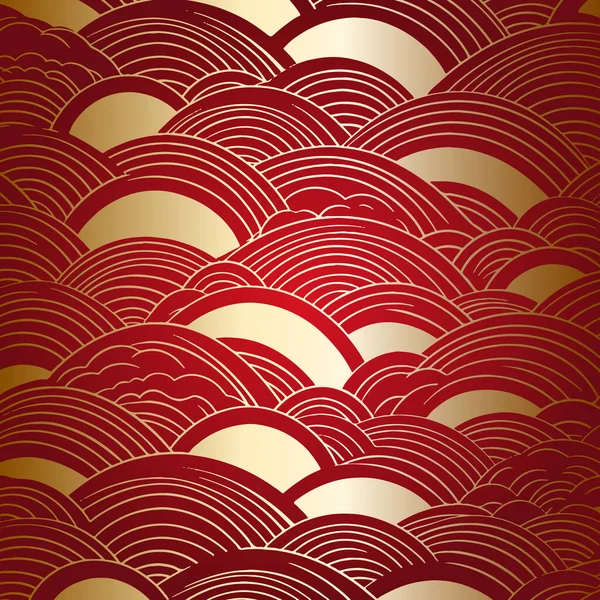 Abstrait Japonais Motif Thème Fond Conception — Image vectorielle