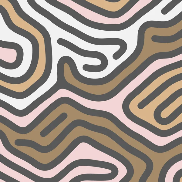 Fond Abstrait Avec Motif Style Organique — Image vectorielle