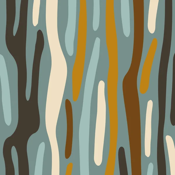 Fond Abstrait Avec Motif Style Organique Rétro — Image vectorielle