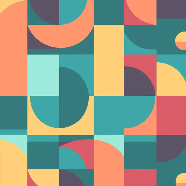 Schéma Géométrique Rétro Abstrait — Image vectorielle