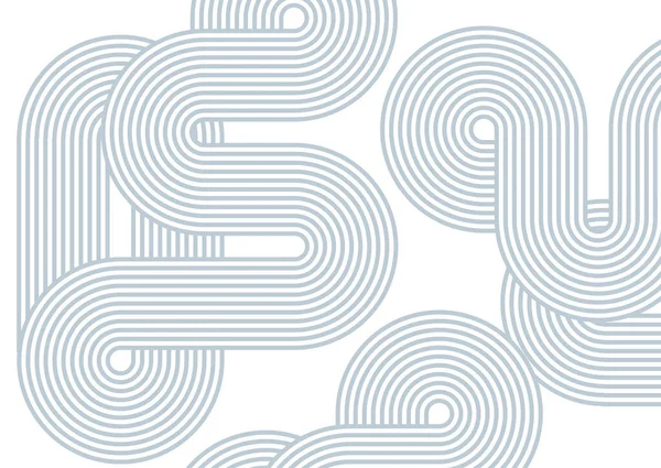 Fond Abstrait Avec Design Ligne Rétro — Image vectorielle