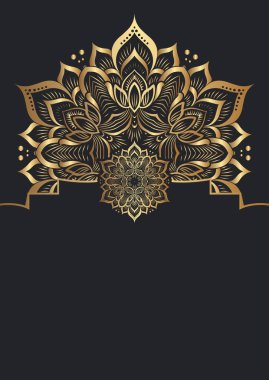 Zarif dekoratif mandala tasarımı 1008