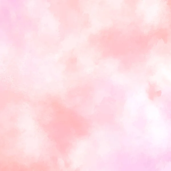 雅致的粉红手绘水彩画背景 — 图库矢量图片