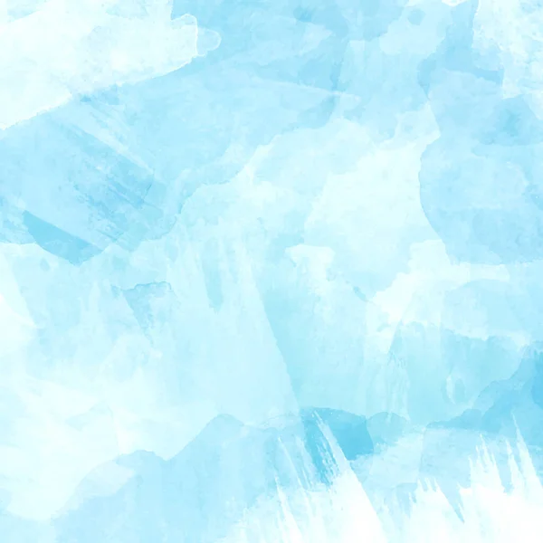 Abstrait Bleu Peint Main Aquarelle Texture Fond — Image vectorielle