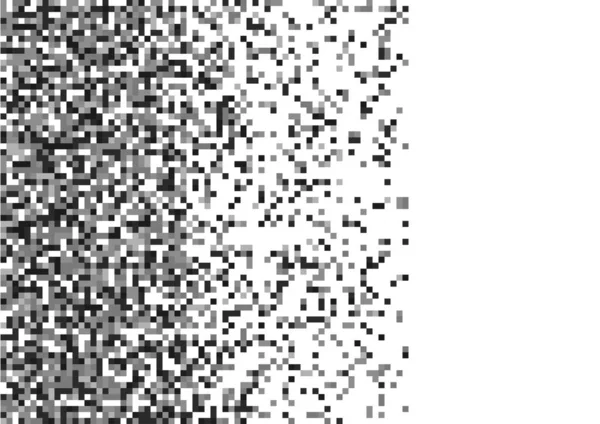 Fond Abstrait Avec Design Pixel Monochrome — Image vectorielle