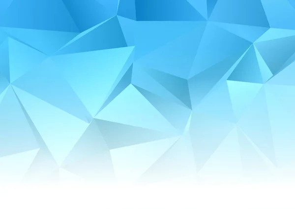 Abstract Background Blue Low Poly Design — Stockový vektor