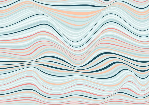 Абстрактний Дизайн Фонового Малюнка Хвилястої Лінії — стоковий вектор