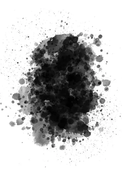 Gedetailleerde Grunge Splatter Achtergrond Ontwerp Zwart Grijs — Stockvector