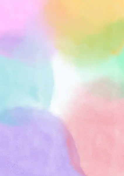 Abstract Hand Geschilderd Pastel Aquarel Achtergrond — Stockvector