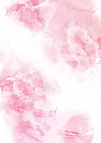 Pastel Ροζ Χέρι Ζωγραφισμένα Ακουαρέλα Σχεδιασμό Φόντου Διανυσματικά Γραφικά