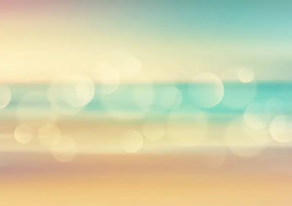 ヴィンテージビーチテーマの抽象的なぼやけた背景デザイン ロイヤリティフリーストックベクター