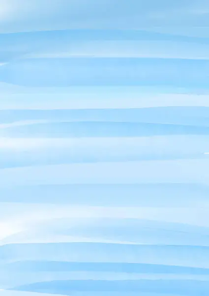 Hand Painted Pastel Blue Ocean Themed Watercolour Background 免版税图库矢量图片