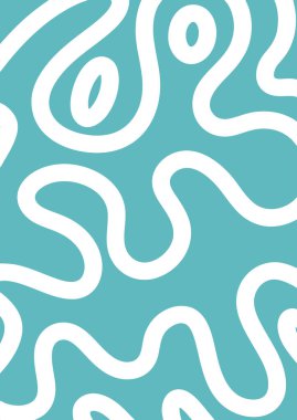 Soyut el çizimi çizgi arkaplan tasarımı