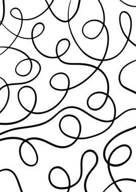 Soyut el çizimi girdap desen tasarımı arka plan