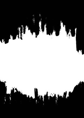 El boyası siyah grunge fırça darbesi arkaplanı 