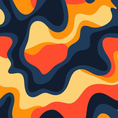 Psikedelik harika bir tasarıma sahip soyut arka plan