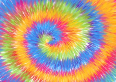 Gökkuşağı renkli el boyası girdap boyası boya arka plan tasarımı