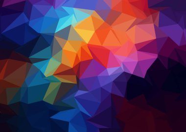 Düşük poli dizaynlı soyut arkaplan