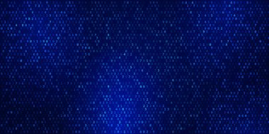 İkili sayı dizaynlı soyut afiş 