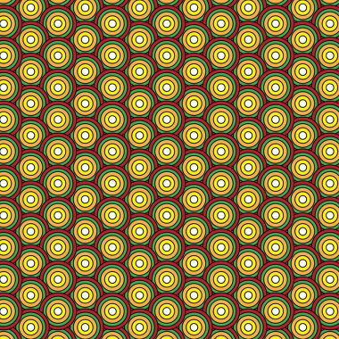 Retro çember desenli soyut arkaplan