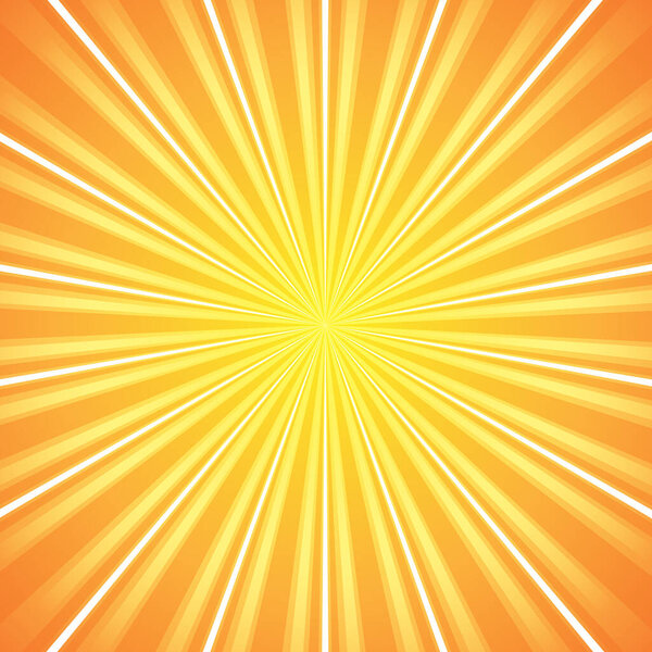 Абстрактный фон с оранжевым и желтым рисунком вспышки солнца