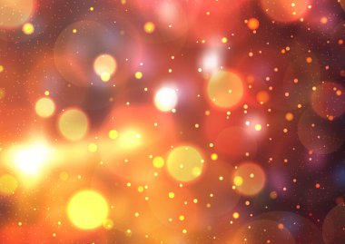 Bokeh ışıklandırma tasarımlı bir Noel arkaplanı 